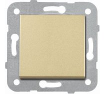 Slēdzis 1-pola Gold mat meh z/a Novella 92105201 | 8691136757535