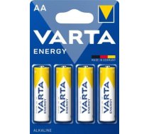Baterijas 4106/4 AA ENERGY Alkaline (4 gab.) 04106 | 4008496626410