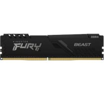 Operatīvā atmiņa Fury Beast Black 16GB DDR4 3200MHZ DIMM KF432C16BB/16 | 740617319859