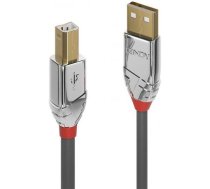 CABLE USB2 A-B 5M/CROMO 36644 LINDY 36644 | 4002888366441