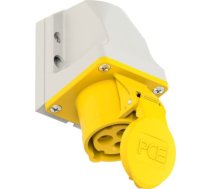 Kontaktligzda v/a 3x16A (2P+PE) 4h IP44, dzeltena, compact 113-4K | 9003399016769