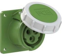 CEE Kontaktligzda 3x16A (2P+PE) 10h IP67 75x75 zaļa 3132-10 | 9003399362606