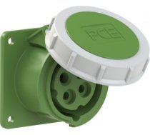 CEE Kontaktligzda 4x16A (3P+PE) 10h IP67 75x75 zaļa 3142-10
