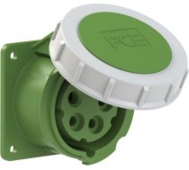 CEE Kontaktligzda 5x16A (3P+N+PE) 10h IP67 75x75 zaļa 3152-10