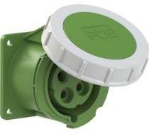 CEE Kontaktligzda 4x32A (3P+PE) 10h IP67 75x75 zaļa 3242-10 | 9003399223655
