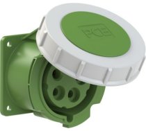 CEE Kontaktligzda 5x32A (3P+N+PE) 10h IP67 75x75 zaļa 3252-10 | 9003399223679
