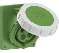 CEE Kontaktligzda 4x32A(3P+PE) 10h IP67 92x100 leņķa zaļa 4242-10 | 9003399865299