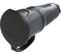 Gumijas kontaktligzda 250V AC, 3x16A (2P+E), IP54, ar vāku, TPE/PA6, Taurus2, Schuko, pelēka/melna 2511-AS | 9003399472428