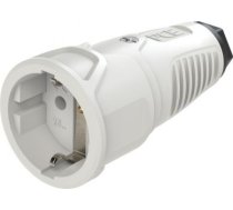 Gumijas kontaktligzda 250V AC, 3x16A (2P+E), IP20, TPE/PA6, Taurus2, Schuko, gaiši pelēka/melna 2510-GS | 9003399467240