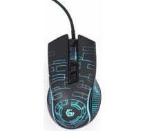 Spēļu datorpele MUSG-RGB-01, Ar vadu, USB, Melna MUSG-RGB-01 | 8716309121798