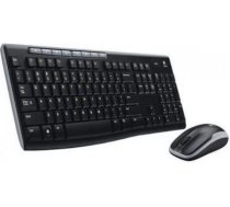 COMBO MK270, ENG Bezvadu klaviatūra un pele, USB, Melna 920-004508 | 5099206039148