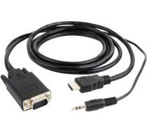 CABLE HDMI-VGA +3.5MM/3M A-HDMI-VGA-03-10 GEMBIRD A-HDMI-VGA-03-10 | 8716309098069