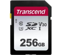Atmiņas karte MEMORY SDXC 256GB UHS-I, C10, Melna TS256GSDC300S | 760557841128