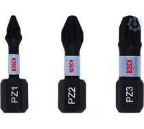 Skrūvgriežu uzgaļu komplekts 3 gab. PZ1/PZ2/PZ3, 25mm 2608522471 | 6949509233363