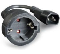 Kabeļa barošanas adapteris 0.15m, melns GEMBIRD PC-SFC14M-01 | 8716309082860