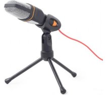Galda mikrofons ar statīvu, melns MIC-D-03 | 8716309100984