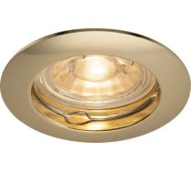 Downlight griestu gaismeklis PIKA, QPAR51, max. 50 W, GU10, IP20, misiņš 1000716 | 4024163190084