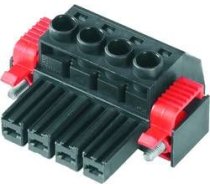 PCB spraudnis, Saspiedes jūga savienojums, Saspiedes diapazons, maks. : 10 mm² BVZ 7.62HP/04/180SF SN BK BX 1930180000 | 4032248580057
