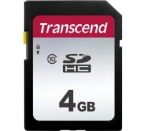Atmiņas karte MEMORY SDHC 4GB, C10, Melna TS4GSDC300S | 760557842767