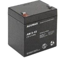 BATTERY 12V 5AH VRLA/AM5-12T2 ACUMAX EMU AM5-12T2