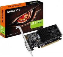 Videokarte NVIDIA GeForce GT 1030, 2 GB, 64 bit, PCIE 3.0 16x, GDDR4, 2100 MHz, GPU 1177 MHz, 1xDVI, 1xHDMI GV-N1030D4-2GL | 4719331303280