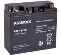 BATTERY 12V 18AH VRLA/AM18-12 ACUMAX EMU AM18-12