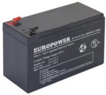 BATTERY 12V 9AH VRLA/EV9-12 T2 EUROPOWER EMU EV9-12T2