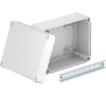 Instalācijas kārba, bez ievād. ar pacelto vāku 240 x190x115, PP/PC, gaiši pelēks, 7035 2007736 | 4012195985921