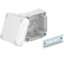 Instalācijas kārba, bez ievād. ar pacelto vāku 114 x114x76, PP/PC, gaiši pelēks, 7035 2007730 | 4012195985839