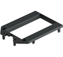 Adapterplate priekš UT3 un UT4, 2 Modul45 104x76x4 , PA, grafīta melns, 9011 7408773 | 4012196455843