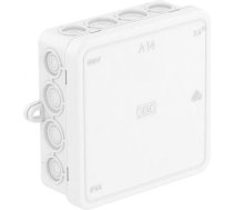 Instalācijas kārba 100x100x38, PE, dzidri balts, 9 010 2000390 | 4012195917120