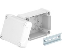 Instalācijas kārba, bez ievād. ar pacelto vāku 150 x116x83, PP/PC, gaiši pelēks, 7035 2007732 | 4012195985907