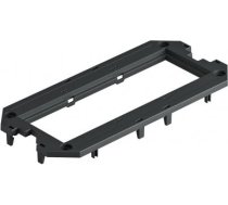 Adapterplate priekš UT3, 3 Modul45 165x76x4, PA, g rafīta melns, 9011 7408753 | 4012196455768