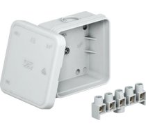 Instalācijas kārba ar klemmem 75x75x36, PE, gaiši pelēks, 7035 2000024 | 4012195151456