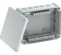 Instalācijas kārba ar klemmem + ievadiem 240x190x9 5, PP/GF, gaiši pelēks, 7035 2007444 | 4012195692140