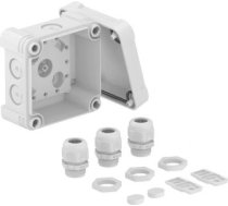 Instalācijas kārba ar 3xV-TEC VM un 3x116 95x95x60 , PC, gaiši pelēks, 7035 2005030 | 4012196588763