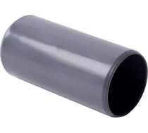 Slip on coupling from PVC for EN pipes with diamet er 16 mm, dark grey 0216E_LB | 8595057618121