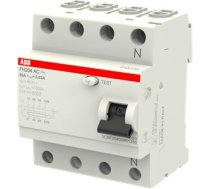FH204 AC-25/0.03 Noplūdes strāvas slēdzis 4P 25A 30mA AC 2CSF204004R1250 | 8012542893905