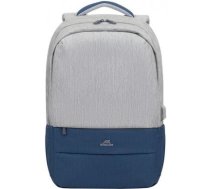 NB BACKPACK ANTI-THEFT 17.3"/7567 GREY/DARK BLUE RIVACASE 7567GREY/DARKBLUE | 4260403578308