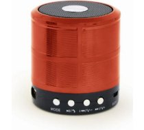 Portable Speaker GEMBIRD Red Portable/Wireless 1xMicro-USB 1xStereo jack 3.5mm 1xMicroSD Card Slot Bluetooth SPK-BT-08-R SPK-BT-08-R | 8716309111324
