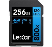 MEMORY SDXC 256GB UHS-I/LSD0800256G-BNNNG LEXAR LSD0800256G-BNNNG | 843367125845