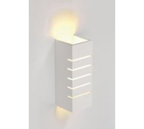 Wall light, GL 100 SLOT, square, white plaster, E14, max. 40W 148010 | 4024163093415