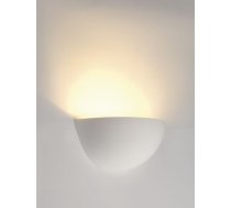 Wall light, GL 101 E14, semicircular, white plaste Wall light, GL 101 E14, semicircular, white plaste 148013 | 4024163093521