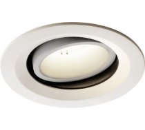 NUMINOS® MOVE DL M, Indoor LED recessed ceiling light white/white 4000K 55° rotating and pivoting 1003620 | 4024163237703