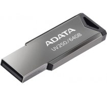 USB Flash UV250 64 GB, USB 2.0, Pelēks AUV250-64G-RBK | 4713218468819