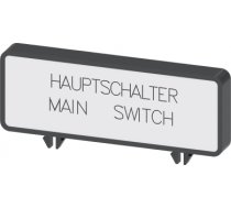 extra rating plate, German/English "Main switch / main switch" (10-unit packaging) accessories for l 3LD9346-1A | 4001869552248