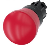 EMERGENCY STOP mushroom pushbutton, 22 mm, round, plastic, red, 40 mm, positive latching, acc. to EN 3SU1000-1HA20-0AA0 | 4011209937185