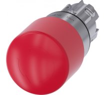 EMERGENCY STOP mushroom pushbutton, 22 mm, round, metal, shiny, red, 30 mm, positive latching, acc. 3SU1050-1GB20-0AA0 | 4011209946422