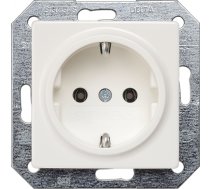 Kontaktligzda, 10/16A 250V, Ar bezskrūvju savienojuma spailēm, 55x55mm, titāna balts, DELTA i-system 5UB1511-0KK | 4001869397498