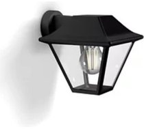 Āra sienas gaismeklis Alpenglow 1x60W E27 IP44 Melns 915005382101 | 8718696158159